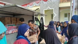 Antisipasi Lonjakan Harga, Gerakan Pangan Murah Hadir di Cibogo Subang