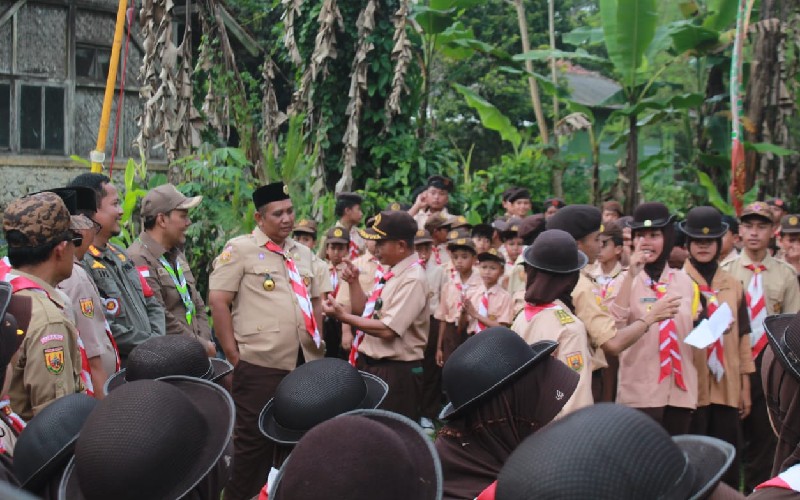 Ribuan Pelajar di Kasomalang Jalani Latihan Gabungan Pramuka untuk Kuatkan Kepemimpinan dan Jiwa Sosial