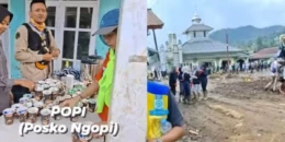 Posko Ngopi Jadi Simbol Ketangguhan Relawan