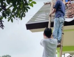 Kantor UPTD Pertanian Pagaden Barang Baru Selesai Dibangun, Tapi Sudah Bocor Lagi