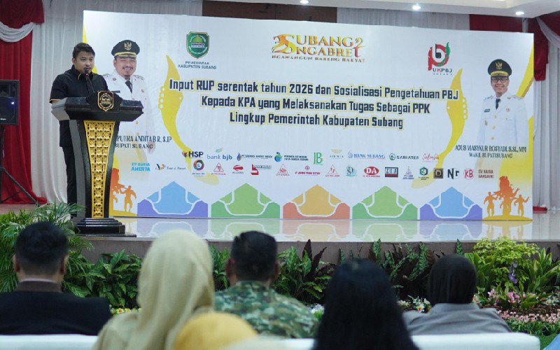 Subang Masuk 4 Besar Jabar Soal SiRUP, Bupati Tekankan Transparansi Pengadaan