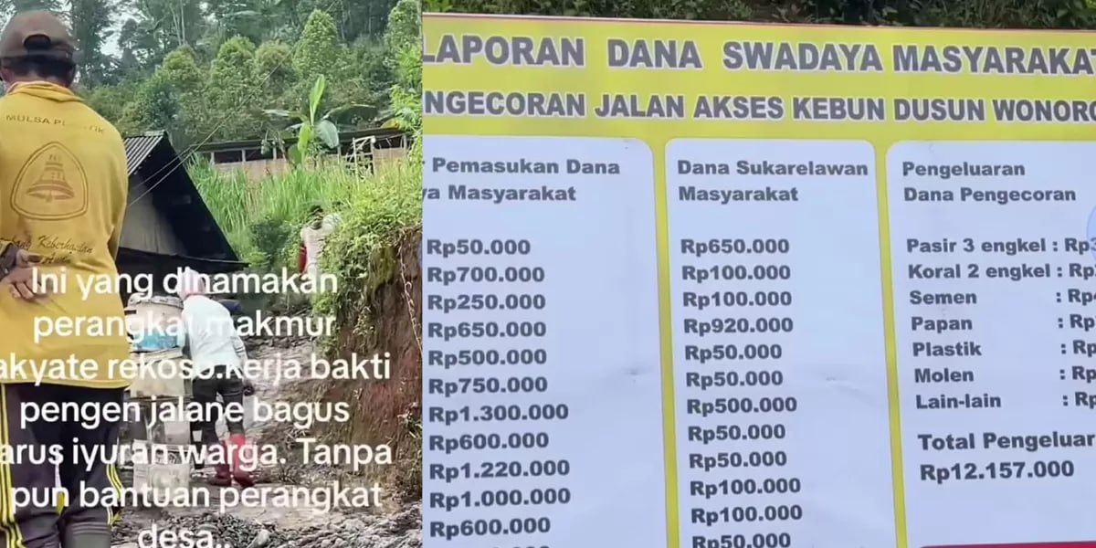 Aksi Swadaya Warga Wonorojo Kendal Viral, Dana Desa Dipertanyakan