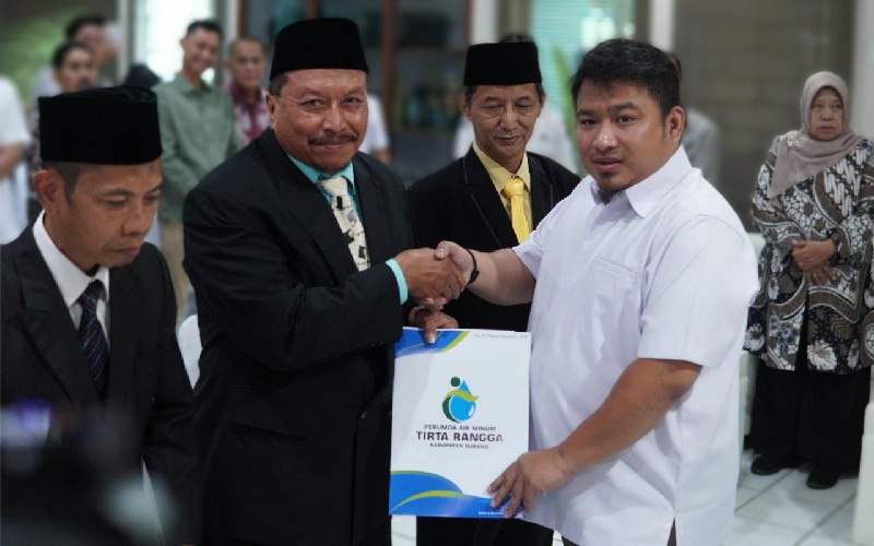 Dewan Pengawas Perumda Tirta Rangga Dilantik