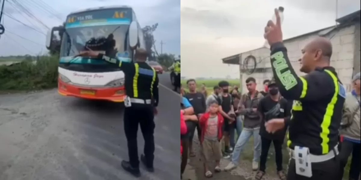 Diduga Mabuk, Sopir Bus PO Harapan Jaya Ugal-Ugalan di Jombang hingga Diamankan Polisi