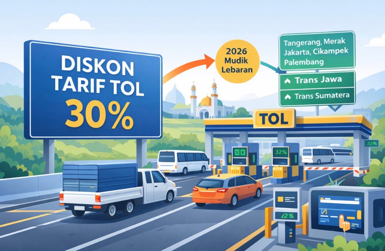 Catat! Diskon Tarif Tol 30% untuk Mudik Lebaran 2026, Simak Jadwalnya