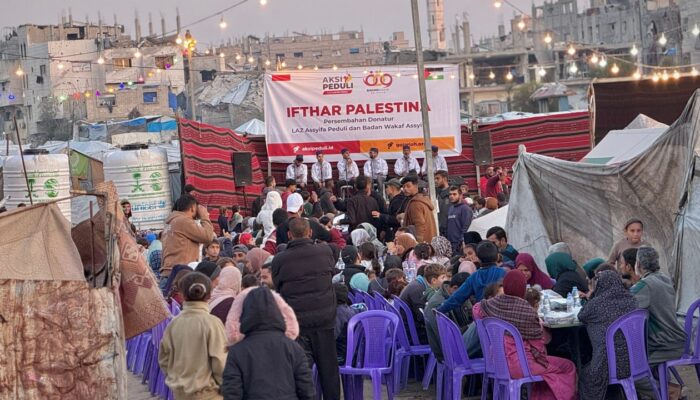 Penyaluran Ifthar Jama'i Gaza, Palestina