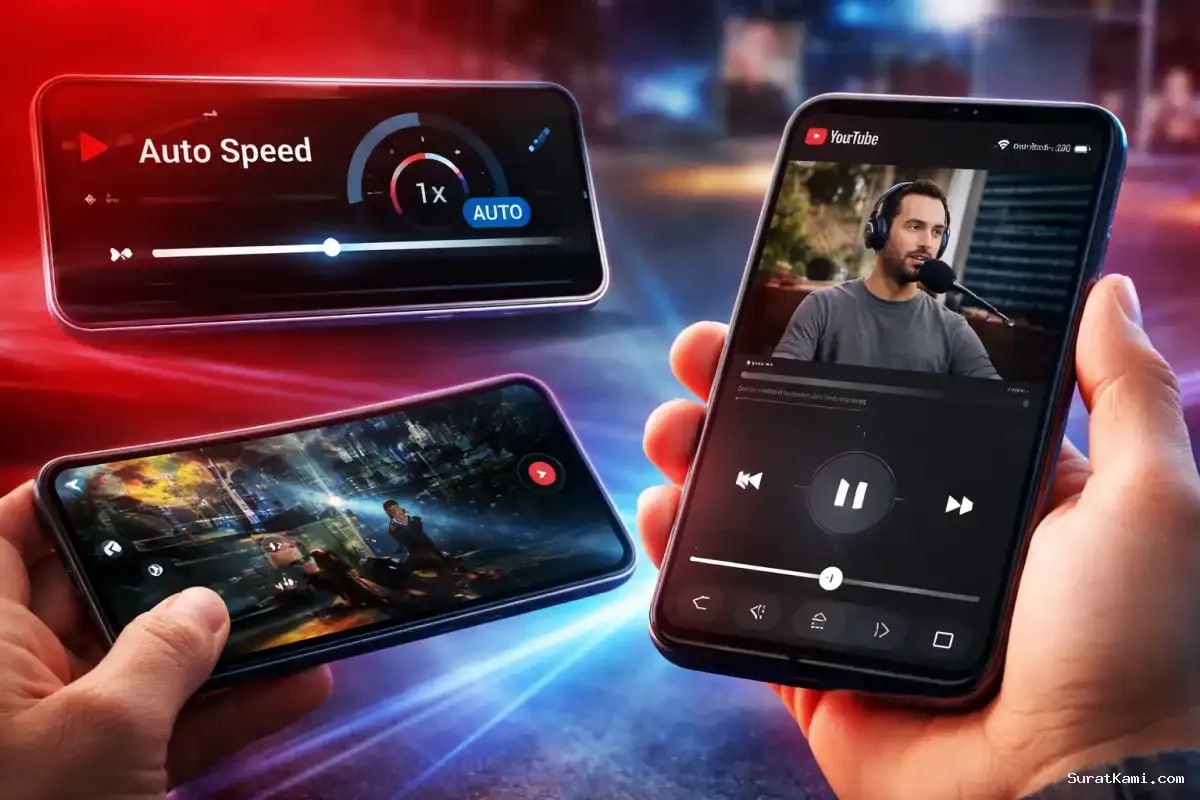 Fitur Baru YouTube: Auto Speed dan On-the-go Permudah Pengguna