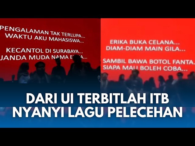 Polemik Lagu ‘Erika’ di ITB, Dipersoalkan karena Unsur Vulgar