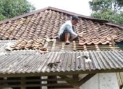 22 Rumah di Desa Cikeris Rusak Disapu Angin Puting Beliung