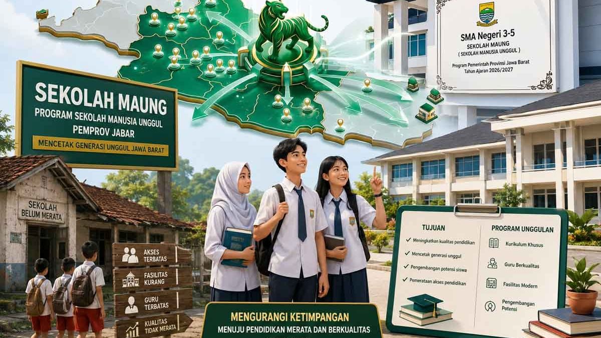 Sekolah Maung Jabar Tuai Perdebatan, Sistem Tanpa Zonasi Dinilai Perlu Penjelasan Terbuka