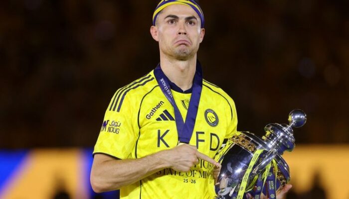 Akhirnya Juara! Cristiano Ronaldo Nangis Pecah Setelah Al Nassr Juara Liga Arab
