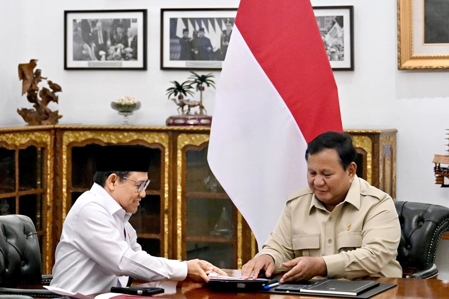 Bertemu Cak Imin, Prabowo Fokus Percepat Penghapusan Kemiskinan
