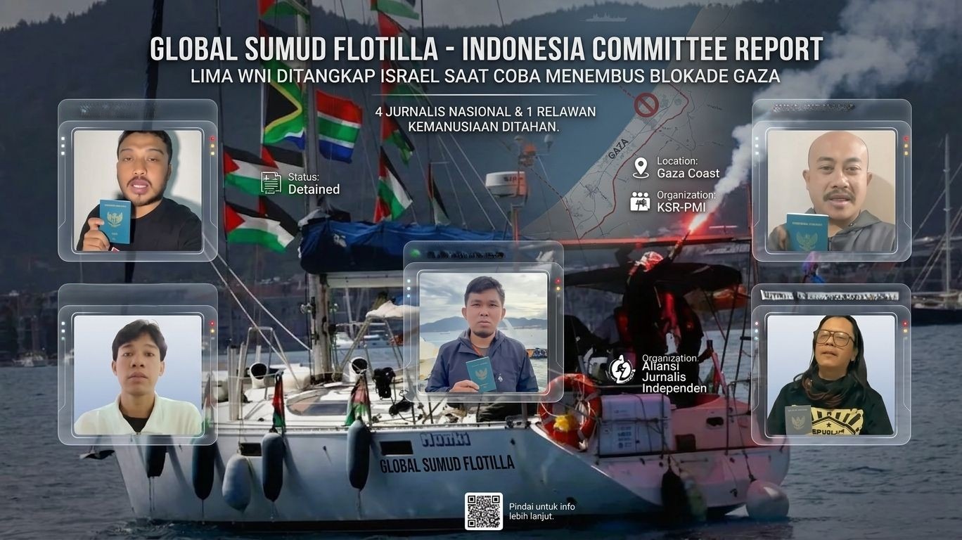 Dewan Pers Soroti Penahanan Jurnalis Indonesia dalam Misi Kemanusiaan Gaza