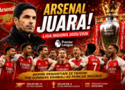 Arsenal Akhirnya Juara! Penantian 22 Tahun Berakhir, City Gagal Selamatkan Musim