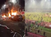 Laga Persipura vs Adhyaksa FC Berakhir Ricuh, Suporter Bakar Kendaraan