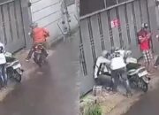 Berteduh dari Hujan, Seorang Kurir Dibegal di Bandung