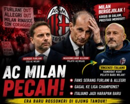 AC Milan Pecah! Allegri Terancam, Furlani Diserang Fans — Vincenzo Italiano Masuk Radar Rossoneri