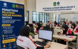 Tingkatkan Keterampilan dan Kompetensi, Disnaker Subang Buka Pendaftaran Pelatihan Vokasi Nasional Batch II