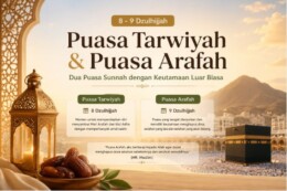 Keutamaan Puasa Tarwiyah dan Puasa Arafah yang Sayang Dilewatkan