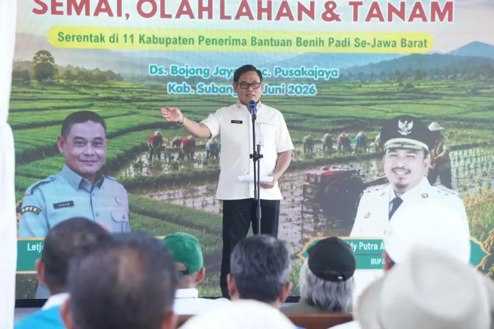 Kementan Pilih Subang sebagai Pilot Project Tanam Serentak, Bukti Kekuatan Lumbung Pangan Nasional