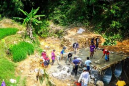 Akses Warga Cimenteng Lebih Mudah, Kodim 0605/Subang Bangun Jembatan Baru