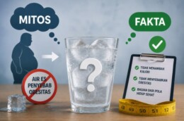 Mitos atau Fakta : Minum Air Es Bisa Menyebabkan Obesitas?