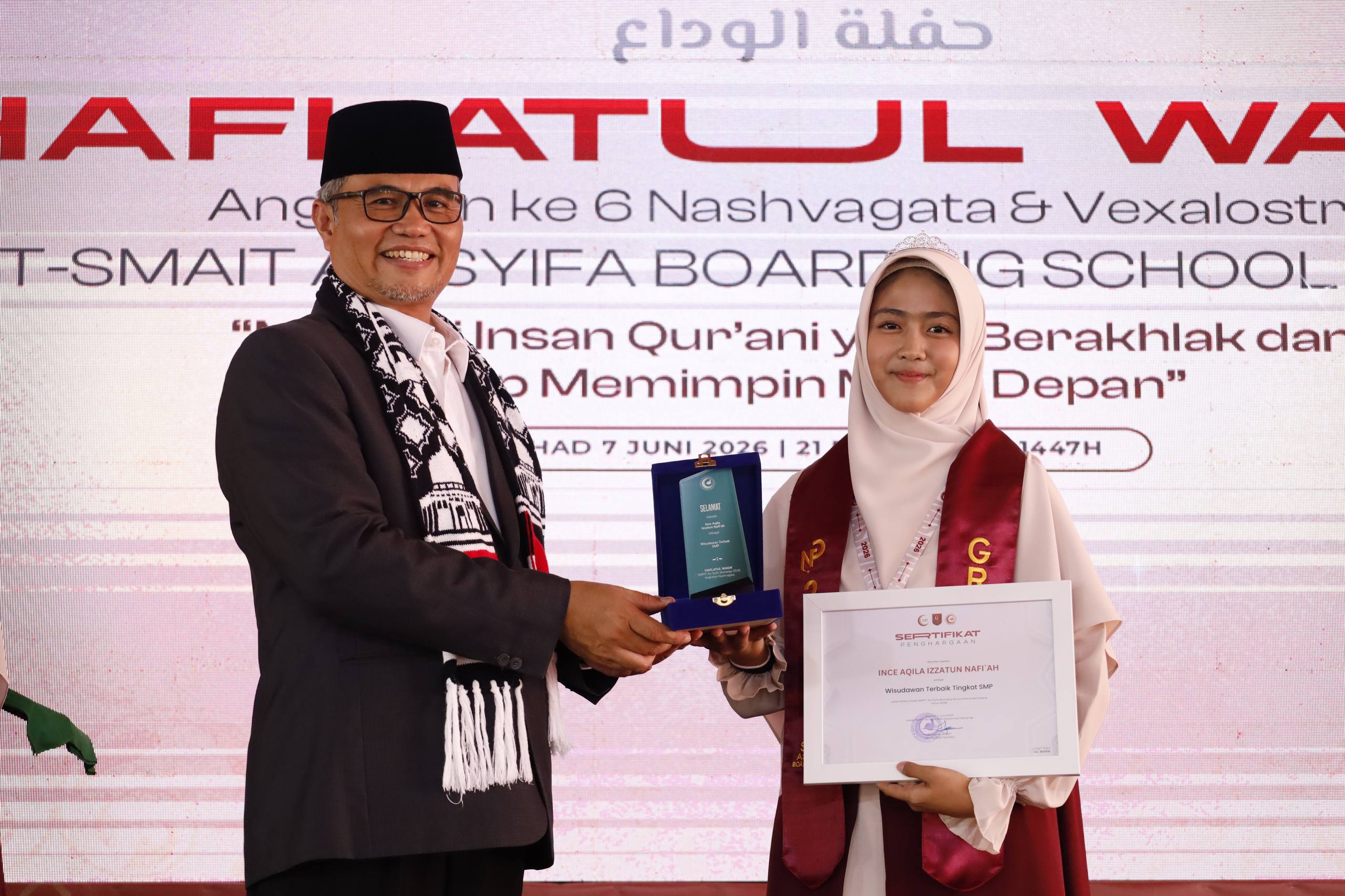 Berawal dari Studi Banding TK, Ince Aqila Raih Predikat Lulusan Terbaik dan Beasiswa Penuh di As-Syifa Boarding School