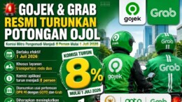 Mulai 1 Juli 2026, Komisi Ojol Resmi Dipangkas Jadi 8 Persen