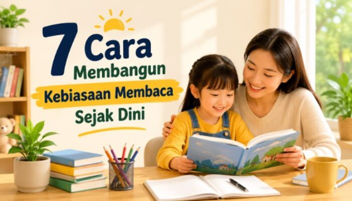 7 Cara Membangun Kebiasaan Membaca pada Anak Sejak Dini
