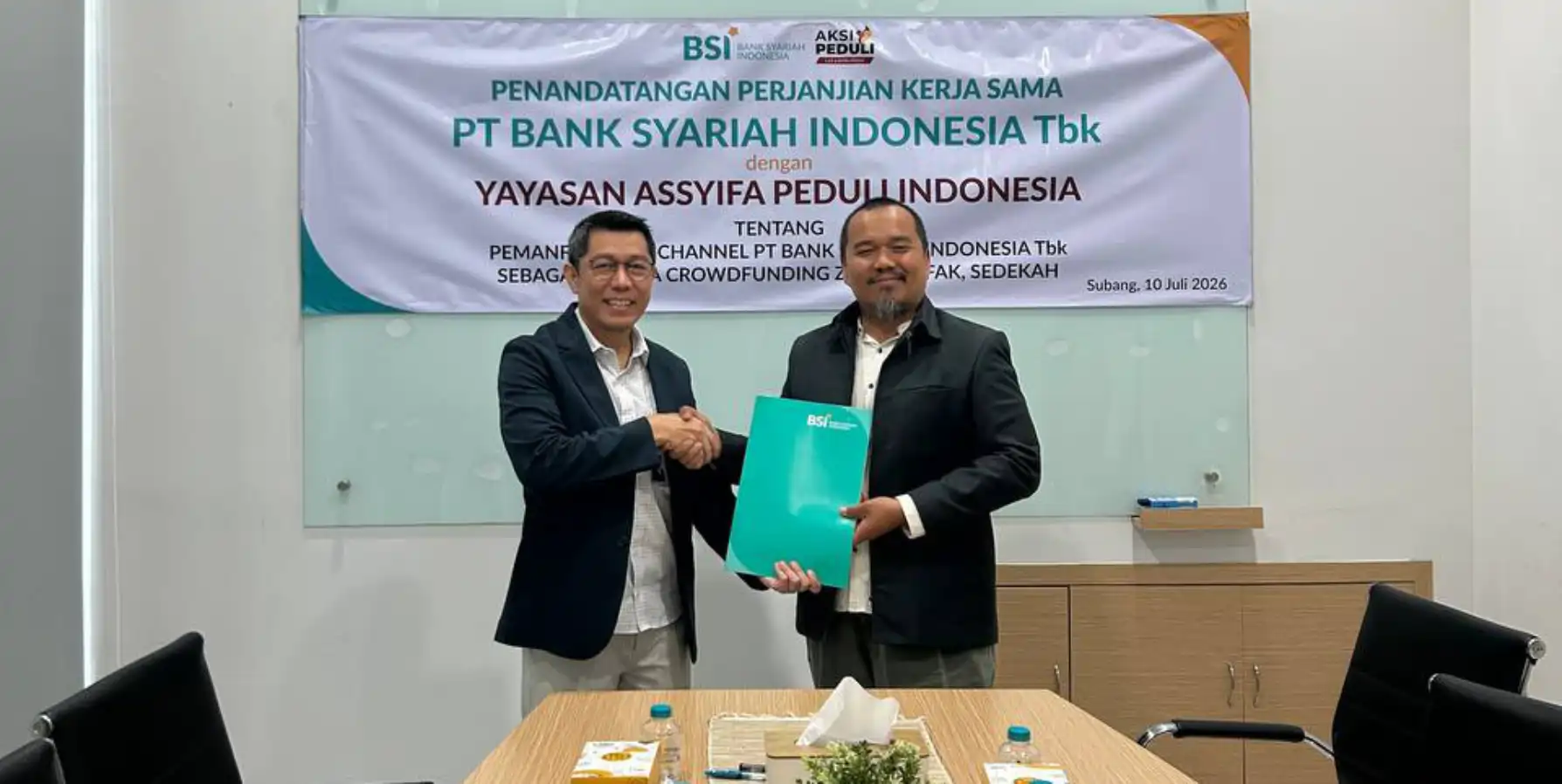 Manfaatkan e-Channel, LAZ Assyifa Peduli dan BSI Perkuat Sinergi Digitalisasi ZIS