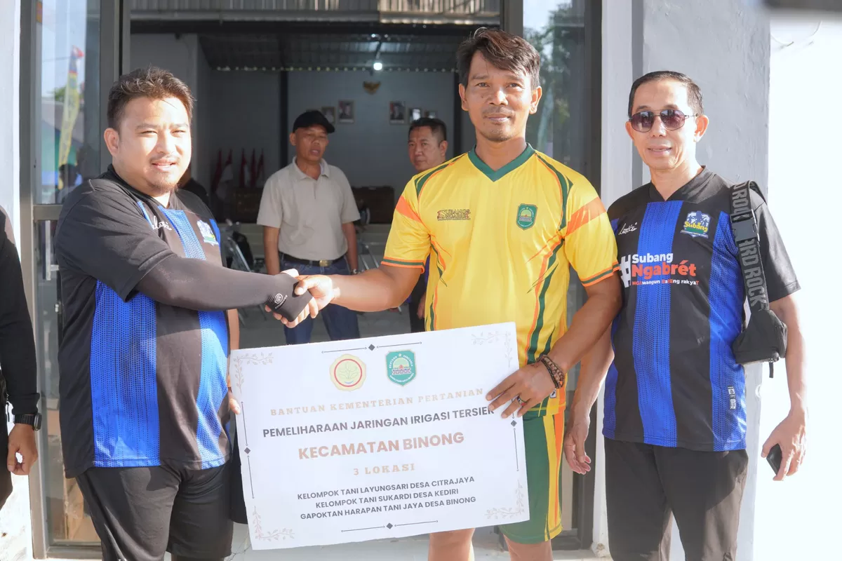 Hadapi Musim Kemarau, Pemkab Subang Perkuat Dukungan Irigasi dan Pompa Air untuk Petani