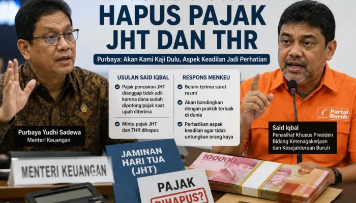 Pemerintah Kaji Usulan Penghapusan Pajak JHT, THR, dan Pesangon, Menkeu Utamakan Aspek Keadilan