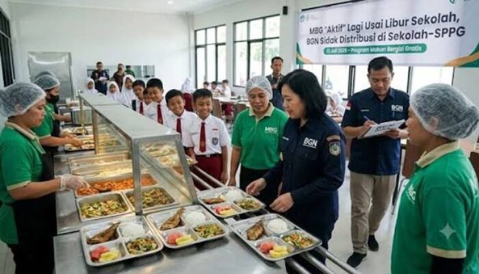 Program Makan Bergizi Gratis Kembali Bergulir, BGN Sidak Sekolah dan SPPG Pastikan Distribusi Berjalan Lancar