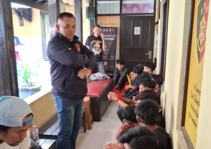 Gerombolan Bermotor Aniaya Remaja dan Rampas Motor di Bojongsoang, 15 Pelaku Ditangkap Polisi