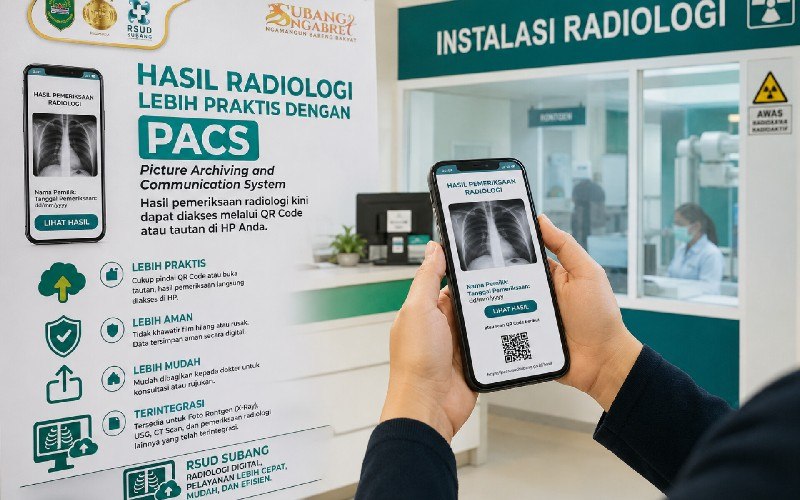 RSUD Subang Digitalisasi Layanan Radiologi, Hasil Rontgen Kini Bisa Diakses Secara Elektronik
