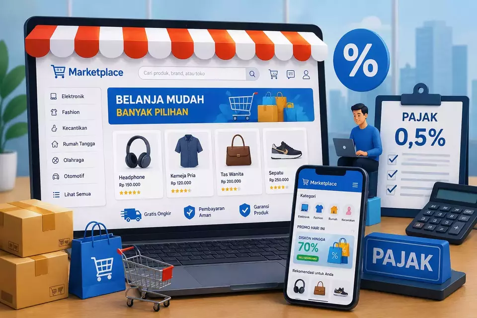 Menkeu Purbaya Tunda Penerapan Pajak Marketplace hingga Akhir Agustus 2026