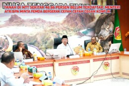 Percepat Sertipikasi Rumah Ibadah, Menteri Nusron Minta Pemda NTT Bergerak Cegah Sengketa Tanah