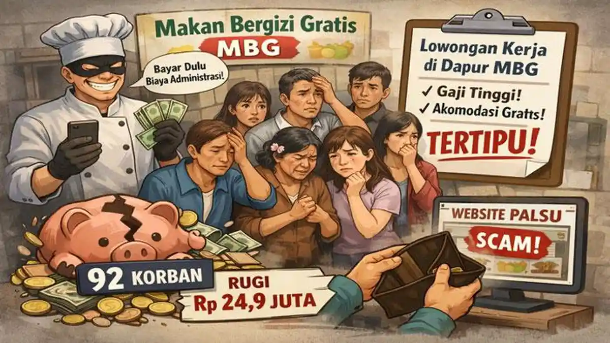Iming-iming Kerja di Dapur MBG Berujung Penipuan, Rumah Terduga Pelaku di Pandeglang Digerebek Warga