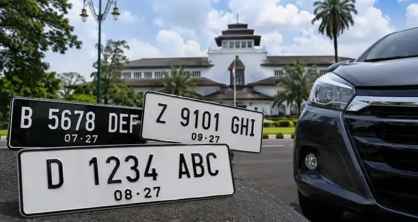 Arti Kode Plat Nomor Kendaraan di Jawa Barat