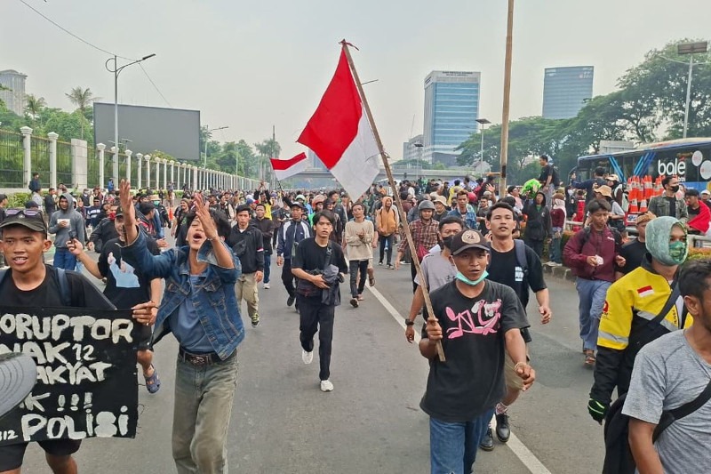 Polda Metro Jaya Tetapkan 45 Tersangka Usai Kerusuhan Demo DPR, Ratusan Orang Diamankan