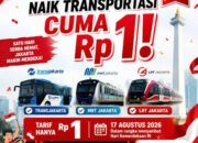 17 Agustus 2026, Naik Transportasi Publik di Jakarta Hanya Bayar Rp1