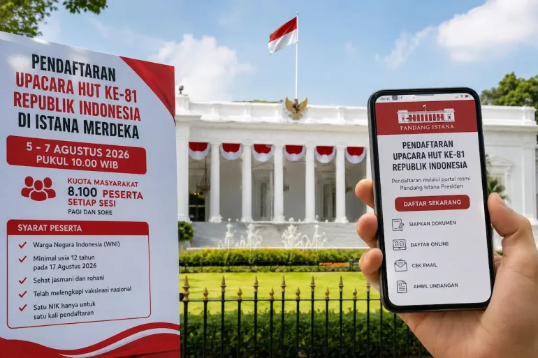 Pendaftaran Upacara di Istana Ditutup, Pesta Rakyat Siap Digelar di Monas