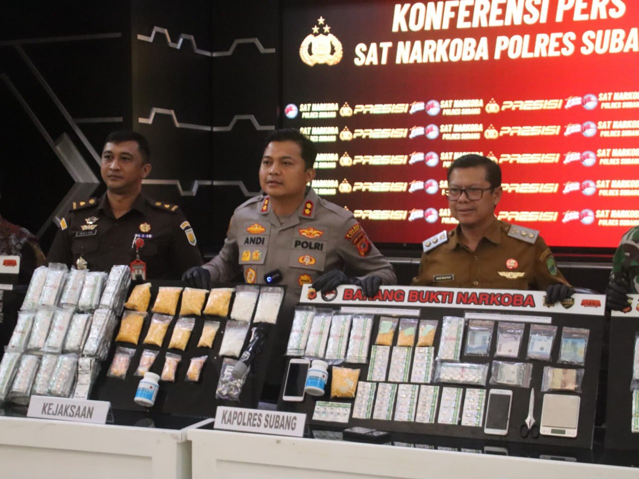 Kapolres Subang AKBP Andi Purwanto Tegaskan Tindak Siapapun yang Terlibat Narkoba