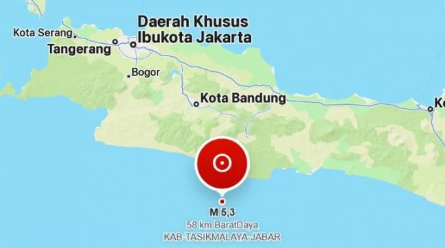 Gempa M 5,3 Guncang Pangandaran, BMKG Pastikan Tak Ada Potensi Tsunami