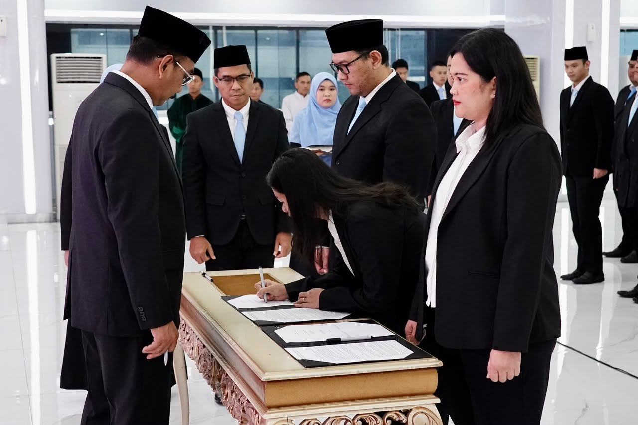 Pelantikan 1.361 Pejabat ATR/BPN, Sekjen Tekankan Integritas dan Semangat Perubahan