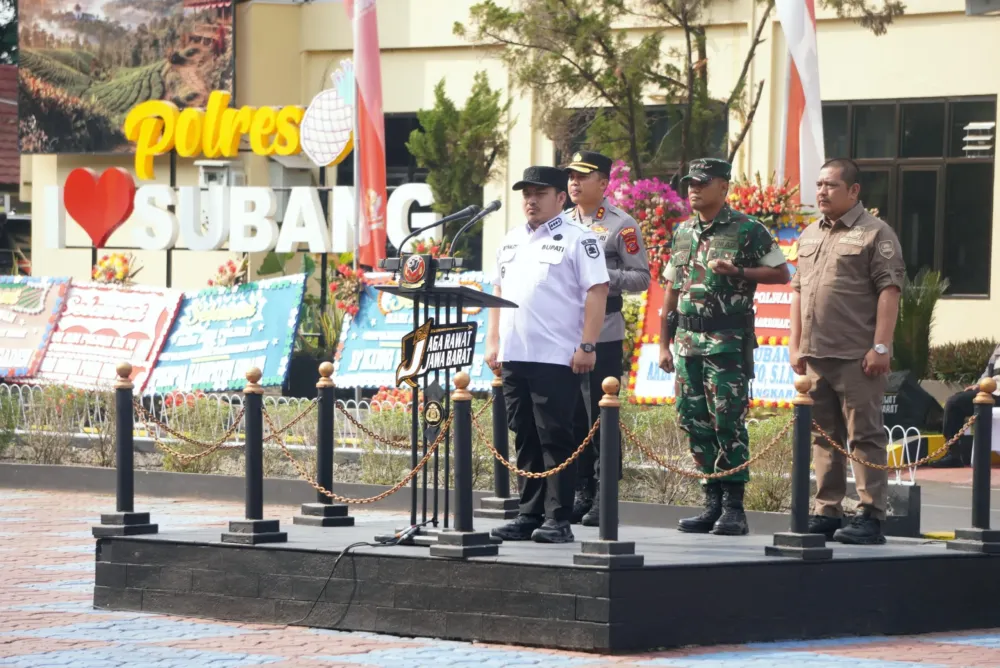 Bupati Subang Pimpin Apel Siaga Bencana, Waspadai Kekeringan hingga Abu Vulkanik Gunung Anak Krakatau