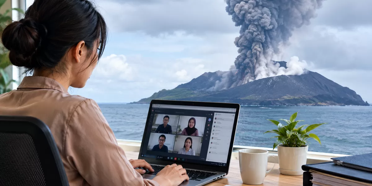 Mendagri Izinkan ASN di Daerah Terdampak Abu Vulkanik Gunung Anak Krakatau WFH