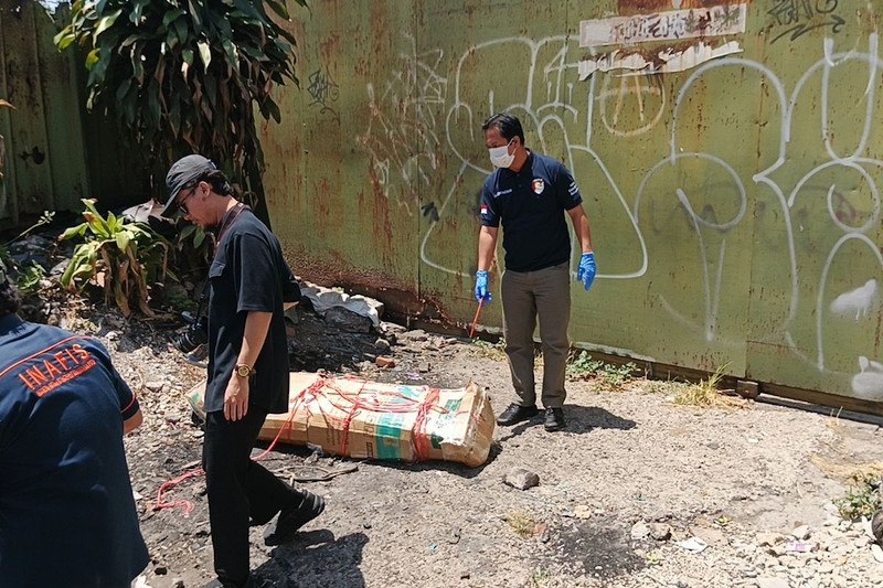 Penemuan Mayat Terbungkus Kardus di Bacip Bandung