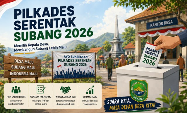Pilkades Serentak Subang 2026: Pendaftaran Kades Dibuka hingga 7 September, Ini Syarat dan Cara Daftarnya