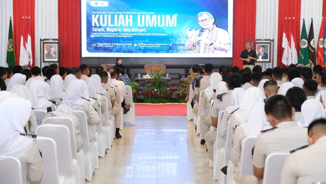 Tak Hanya Ilmu Pertanahan, Rocky Gerung Soroti Beragam Disiplin Ilmu di STPN